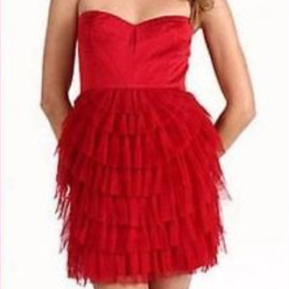 BCBGMaxAzria Red Cocktail Dress